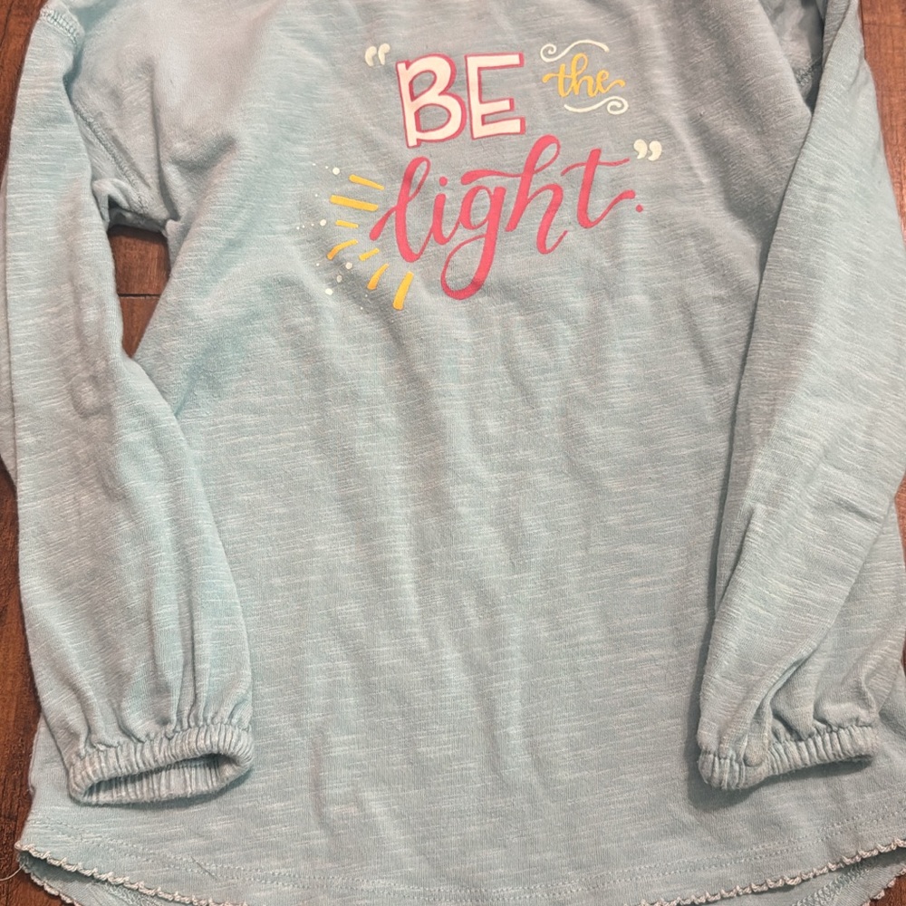 MJ Light Blue Long Sleeve Shirt